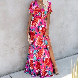 VICI Collection Sunnyvale Floral Maxi Dress